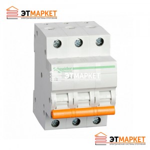 Автоматический выключатель Schneider-Electric Домовой ВА63 3P 6A C