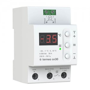 Терморегулятор Terneo sn30 Терморегулятор Terneo sn30