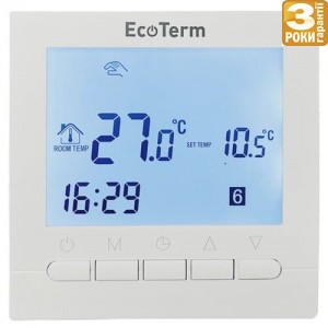 Терморегулятор EcoTerm KN WI-Fi White Терморегулятор EcoTerm KN WI-Fi White
