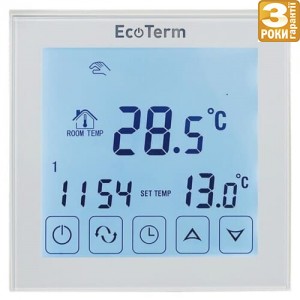 Терморегулятор EcoTerm SEN White Терморегулятор EcoTerm SEN White