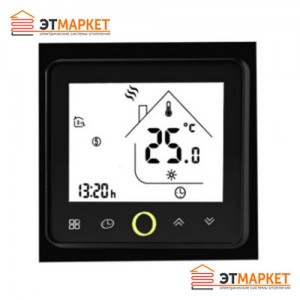 Термостат PWT002 черный WIFI Термостат PWT002 черный WIFI
