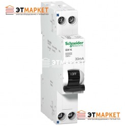 АВДТ Schneider Electric iDif K 16A, C, 1P+N, 6 kA, 30 mA, AC - et-market.com.ua АВДТ Schneider Electric iDif K 16A, C, 1P+N, 6 kA, 30 mA, AC
