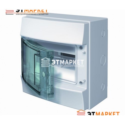 Щит ABB Mistral65 750 8 м., IP65 , прозрачные двери, навесной - et-market.com.ua Щит ABB Mistral65 750 8 м., IP65 , прозрачные двери, навесной