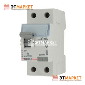 Дифреле Legrand TX 25A, 300 mA, 6 kA, 2 п.