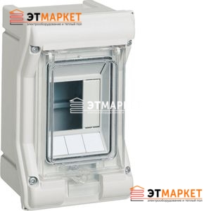 Щит Hager Vector накладной, прозрачная дверца, 3 м., IP65 Щит Hager Vector накладной, прозрачная дверца, 3 м., IP65