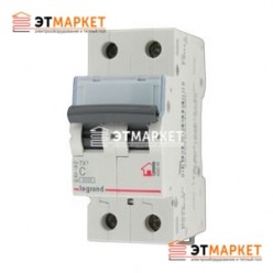 Автоматический выключатель Legrand TX 20A, C, 6 kA, 2 п.