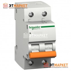 Автоматический выключатель Schneider Electric ВА63 10А, 1+N п., 4,5 кА