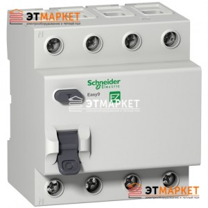 Дифреле Schneider Electric EZ9 4Р, 40А, 300 мА, АС Дифреле Schneider Electric EZ9 4Р, 40А, 300 мА, АС