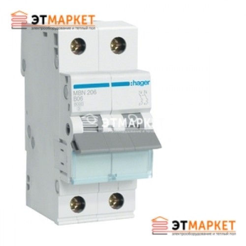 Автоматический выключатель Hager MC540A 40А, 1+N, С, 6kA - et-market.com.ua Автоматический выключатель Hager MC540A 40А, 1+N, С, 6kA