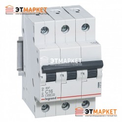 Автоматический выключатель Legrand RX 40А, 3 п., 4,5 kA