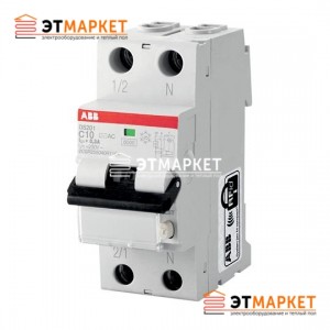 Диффавтомат ABB DS201 B10 AC30 Диффавтомат ABB DS201 B10 AC30