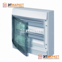 Щит ABB Mistral65 36 м. (18x2), IP65 , прозрачные двери, навесной