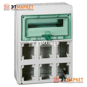 Щит Schneider Electric Kaedra 12 мод., IP65, 6 отв. Щит Schneider Electric Kaedra 12 мод., IP65, 6 отв.