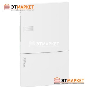 Щит Schneider Electric Mini Pragma 1ряд/4м., встраиваемый, белые двери Щит Schneider Electric Mini Pragma 1ряд/4м., встраиваемый, белые двери