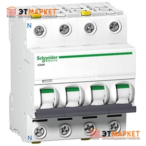 Автоматический выключатель Schneider Electric iK60 4P, 16A, C Автоматический выключатель Schneider Electric iK60 4P, 16A, C