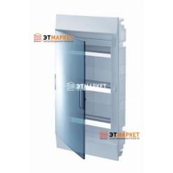 Щит ABB Mistral41F 36 м. (12x3), IP41, прозрачные двери, встраиваемый