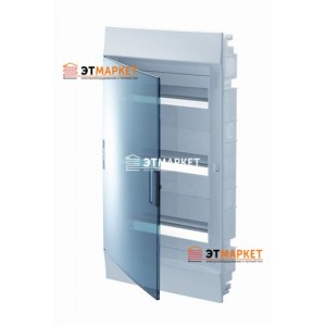 Щит ABB Mistral41F 36 м. (12x3), IP41, прозрачные двери, встраиваемый Щит ABB Mistral41F 36 м. (12x3), IP41, прозрачные двери, встраиваемый