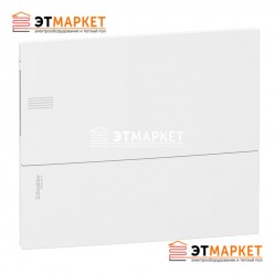 Щит Schneider Electric Mini Pragma 1ряд/12м., встраиваемый, белые двери