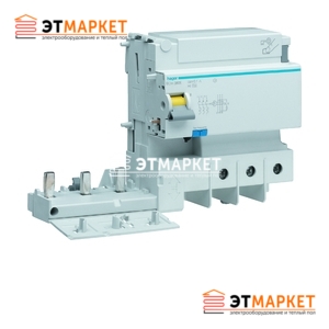 Блок УЗО Hager 3п 63A 500mA AC Блок УЗО Hager 3п 63A 500mA AC