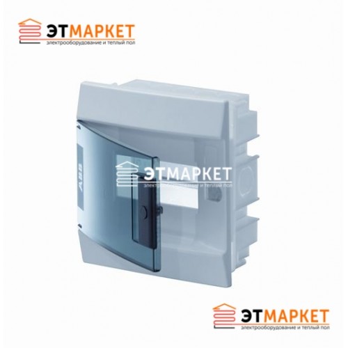 Щит ABB Mistral41F 6 м., IP41, прозрачные двери, встраиваемый - et-market.com.ua Щит ABB Mistral41F 6 м., IP41, прозрачные двери, встраиваемый