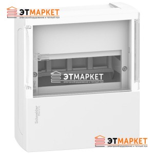 Щит Schneider Electric Mini Pragma 1ряд/12м., навесной, прозрачные двери