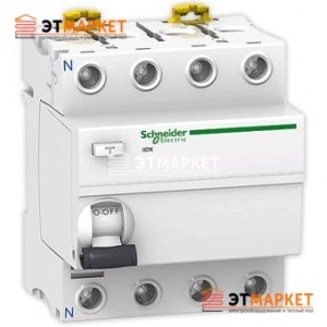УЗО Schneider Electric iID K 4п 63A 30мА AC
