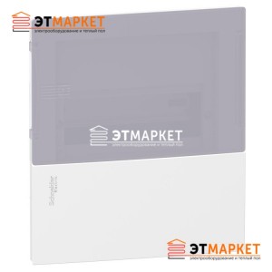 Щит Schneider Electric Mini Pragma 1ряд/8м., встраиваемый, дымчатые двери Щит Schneider Electric Mini Pragma 1ряд/8м., встраиваемый, дымчатые двери