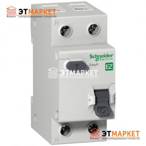 Дифавтомат Schneider Electric Easy9 1Р+N, 20А, 30 мА, АС Дифавтомат Schneider Electric Easy9 1Р+N, 20А, 30 мА, АС
