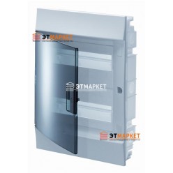 Щит ABB Mistral41F 36 м. (18x2), IP41, прозрачные двери, встраиваемый