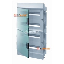 Щит ABB Mistral41F 72 м., IP41, прозрачные двери, встраиваемый
