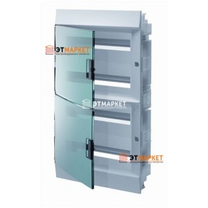 Щит ABB Mistral41F 72 м., IP41, прозрачные двери, встраиваемый Щит ABB Mistral41F 72 м., IP41, прозрачные двери, встраиваемый