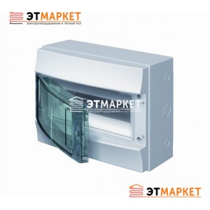 Щит ABB Mistral65 750 12 м., IP65 , прозрачные двери, навесной