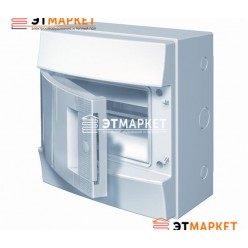 Щит ABB Mistral65 8 м., IP65 , не прозрачные двери, навесной