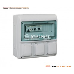 Щит Schneider Electric Kaedra 12 мод., IP65, 3 отв. - et-market.com.ua Щит Schneider Electric Kaedra 12 мод., IP65, 3 отв.