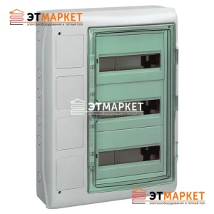 Щит Schneider Electric Kaedra 36 мод., IP65, 3 отв., с интерфейсными платами