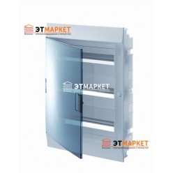 Щит ABB Mistral41F 54 м., IP41, прозрачные двери, встраиваемый