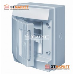 Щит ABB Mistral65 4 м., IP65 , не прозрачные двери, навесной