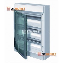 Щит ABB Mistral65 54 м., IP65 , прозрачные двери, навесной