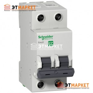 Автомат Schneider Electric Easy9 2 п., 20А, С Автомат Schneider Electric Easy9 2 п., 20А, С