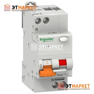 Диффавтомат Schneider Electric АД63 16А, 30 mA, 2 п.