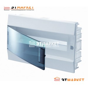 Щит ABB Mistral41F 18 м., IP41, прозрачные двери, встраиваемый