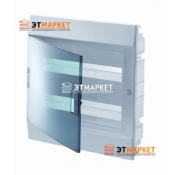 Щит ABB Mistral41F 24 м., IP41, прозрачные двери, встраиваемый